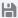 A gray button which looks like a floppy disk.