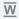 A small gray button which looks like a capital W with lines above it and below it.