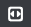 A black button with a white square in the center of the button. Inside the square, there are two arrows pointing to the outer edges of the square.