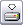A gray button with an arrow pointing down to a computer.