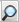 A small gray button with a magnifying glass on it.