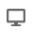 A gray computer monitor icon on a white background.