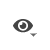 gray eye with expand icon
