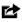 An icon of a box with an arrow pointing up and out of the box.