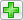 A white square button with a green plus symbol in its center.