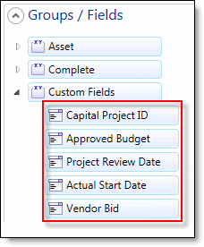 Five Custom Fields